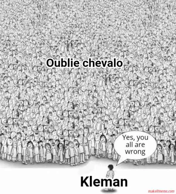 Un cheval qui ne revient pas